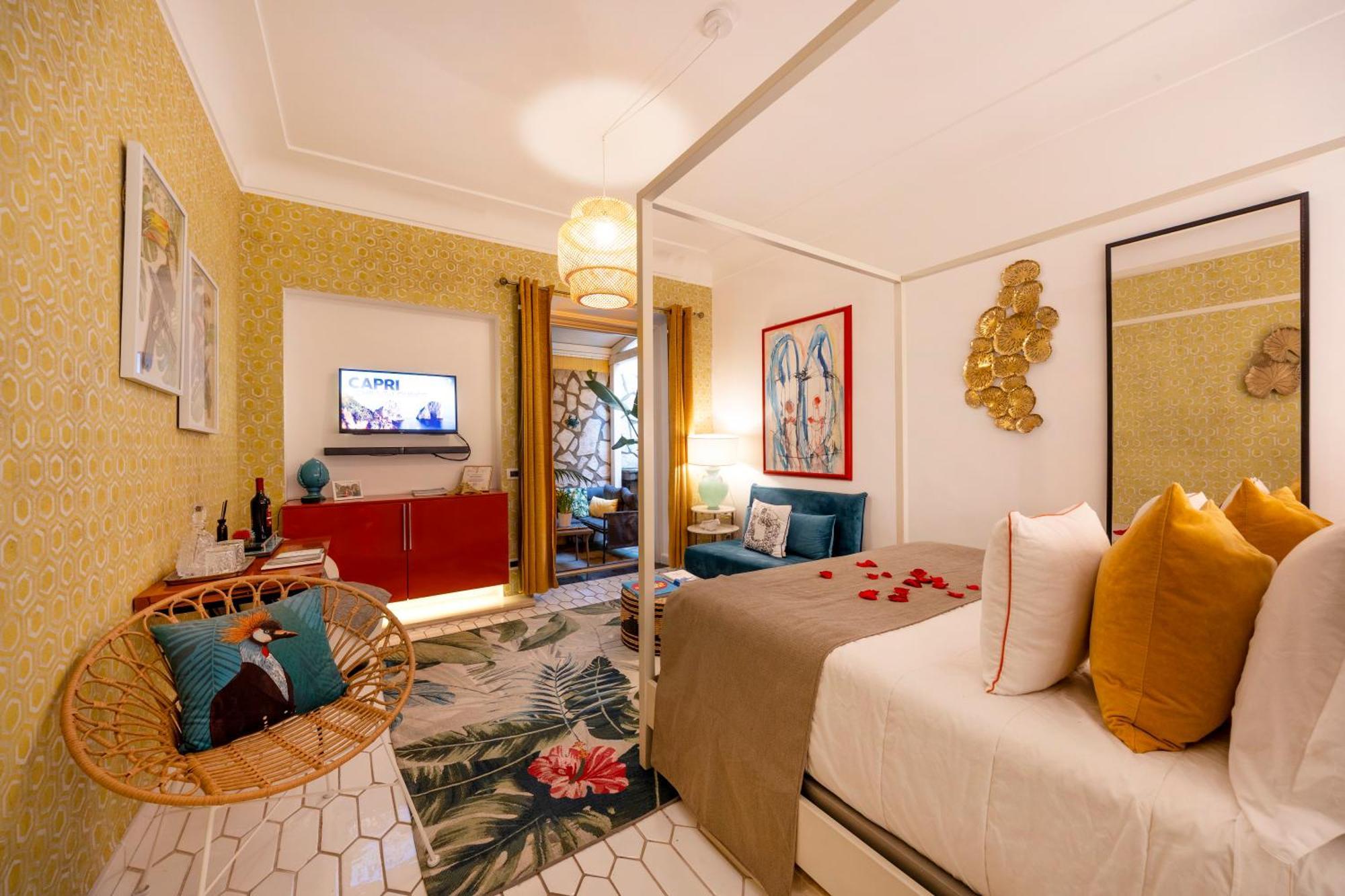 Suite Apartment Capri Con Jacuzzi In Piazzetta Eksteriør billede